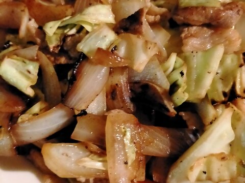 豚野菜炒め